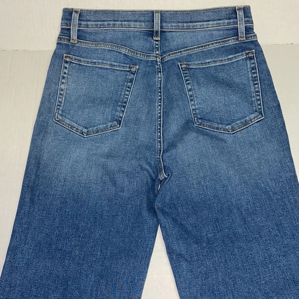 Fashionova Slit Side Hem Jeans - Blue - Size 11